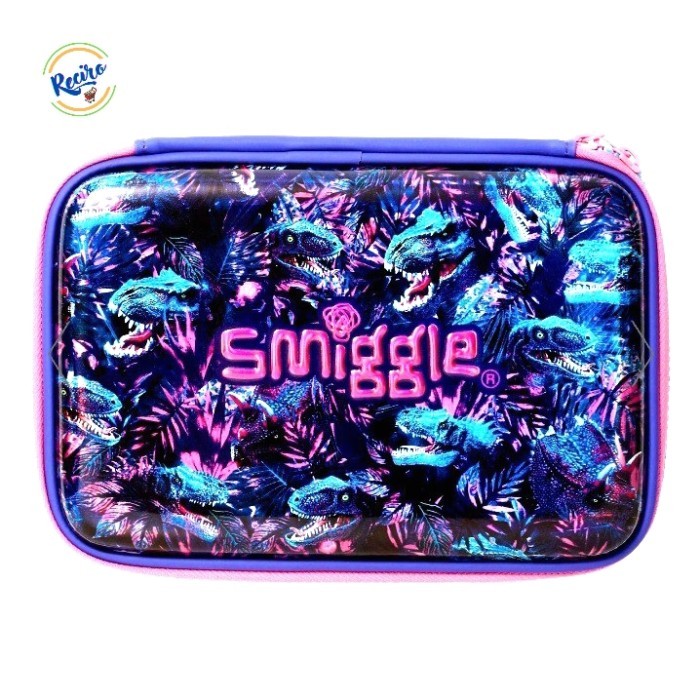 

Smiggle Roarsome Hardtop Double Up Pencil Case 444134PUR