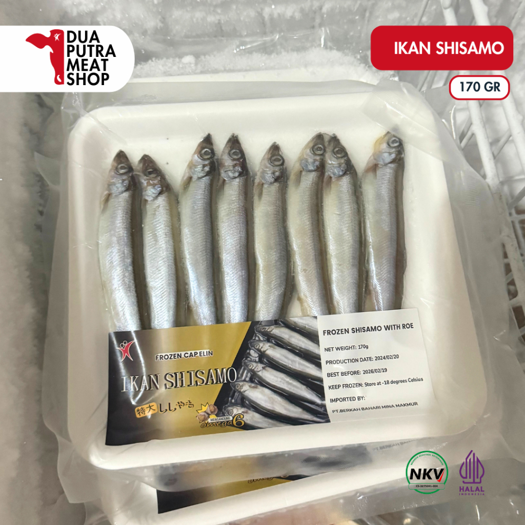

Ikan Shisamo / Ikan Capelin Berisi Telur Omega-3 Tinggi