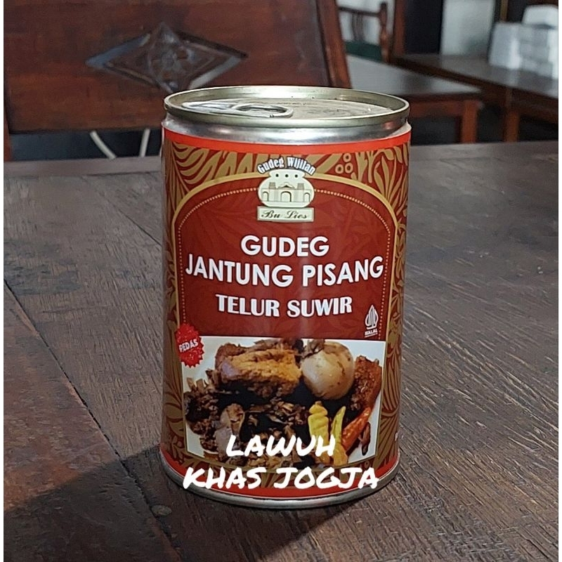 

GUDEG kaleng JANTUNG PISANG telur suwir / Free Bubble Wrap