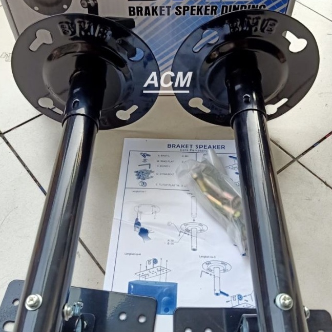 Terbaru BRACKET SPEAKER DINDING BMB 818 SEPASANG2 UNIT