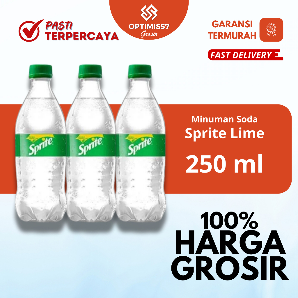 

Sprite 250ml | Minuman Soda Sprite Grosir Termurah 12pcs OPT11076