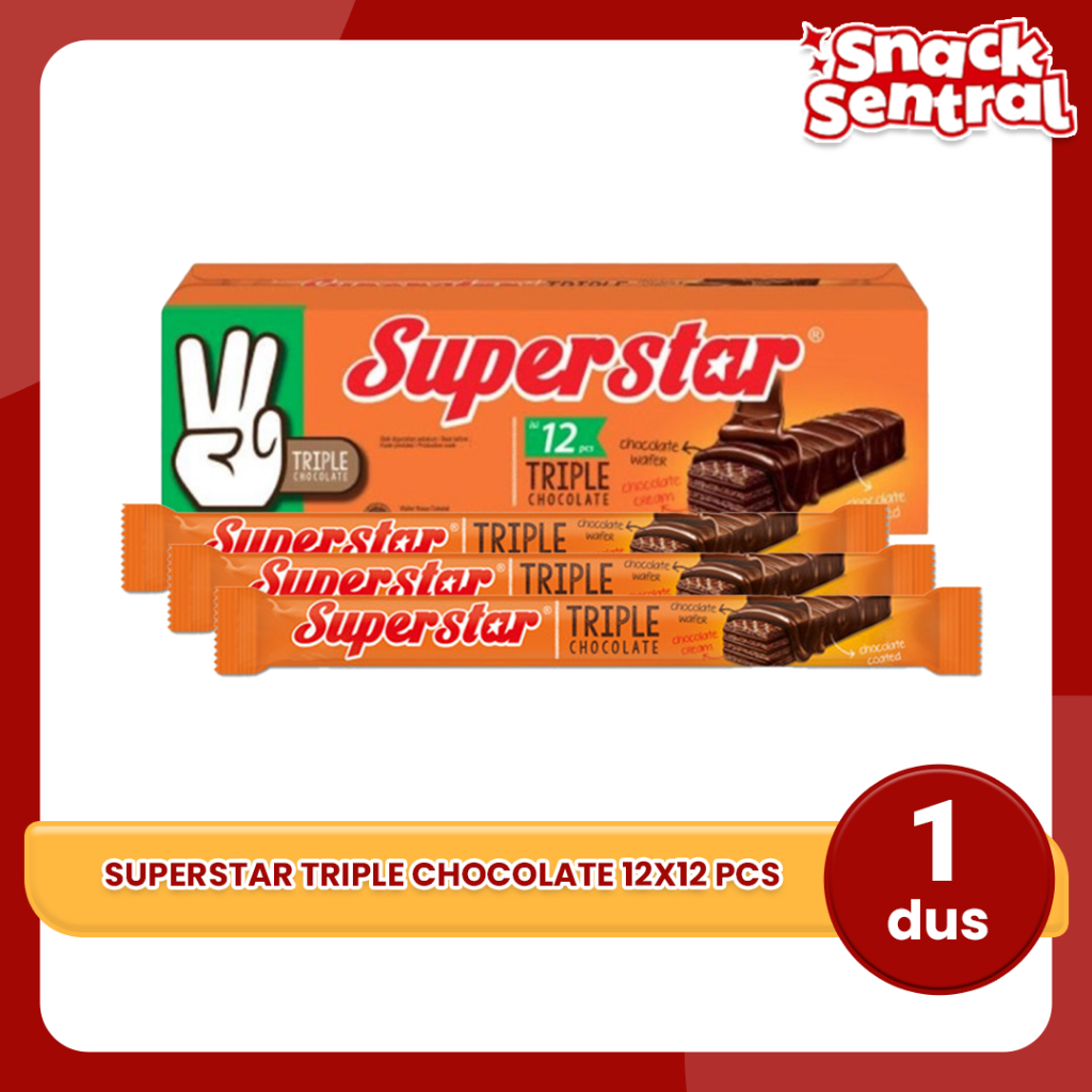 

Superstar Triple Chocolate 12x12pcs - 1 Dus