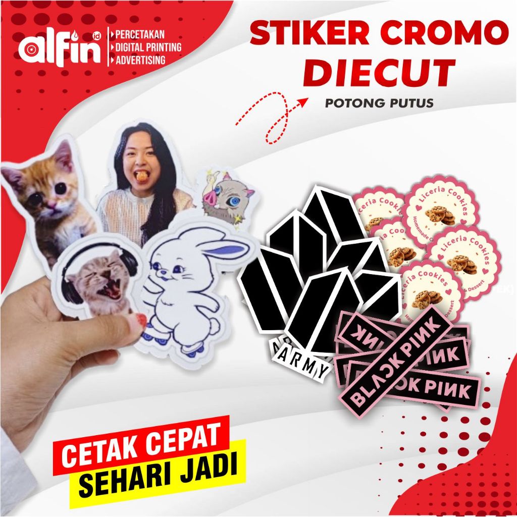 

STIKER POTONG PUTUS | STIKER DIE CUT | stiker label | cromo bontak A3+