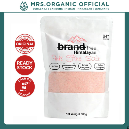 

Garam Himalaya Brandfree Garam Halus 500 gram Pink Fine Himalayan Salt