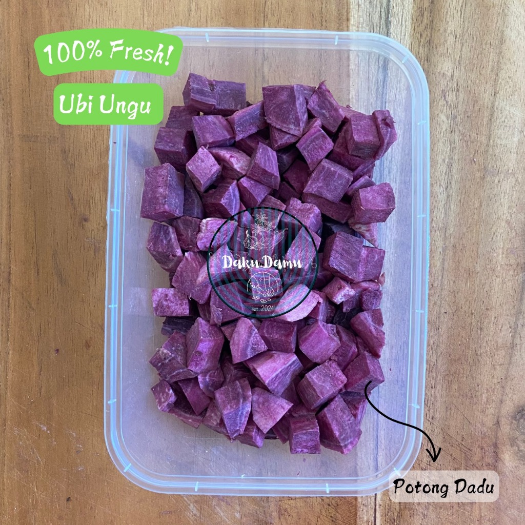 

KIRIM INSTANT/SAMEDAY Ubi Ungu Potong Dadu 400gr