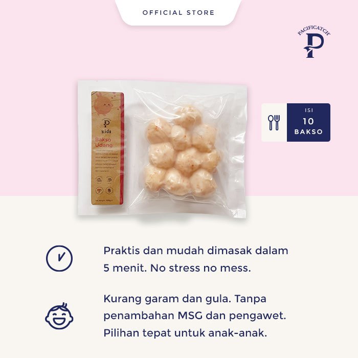 

Pacificatch Kids Bakso Udang Segar