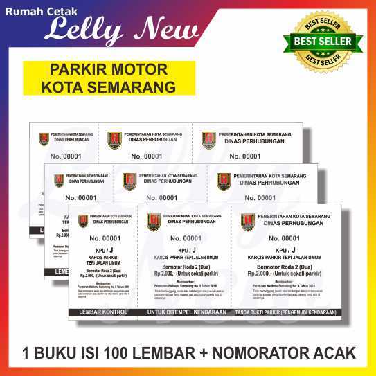 

KARCIS PARKIR MOTOR & MOBIL KOTA SEMARANG