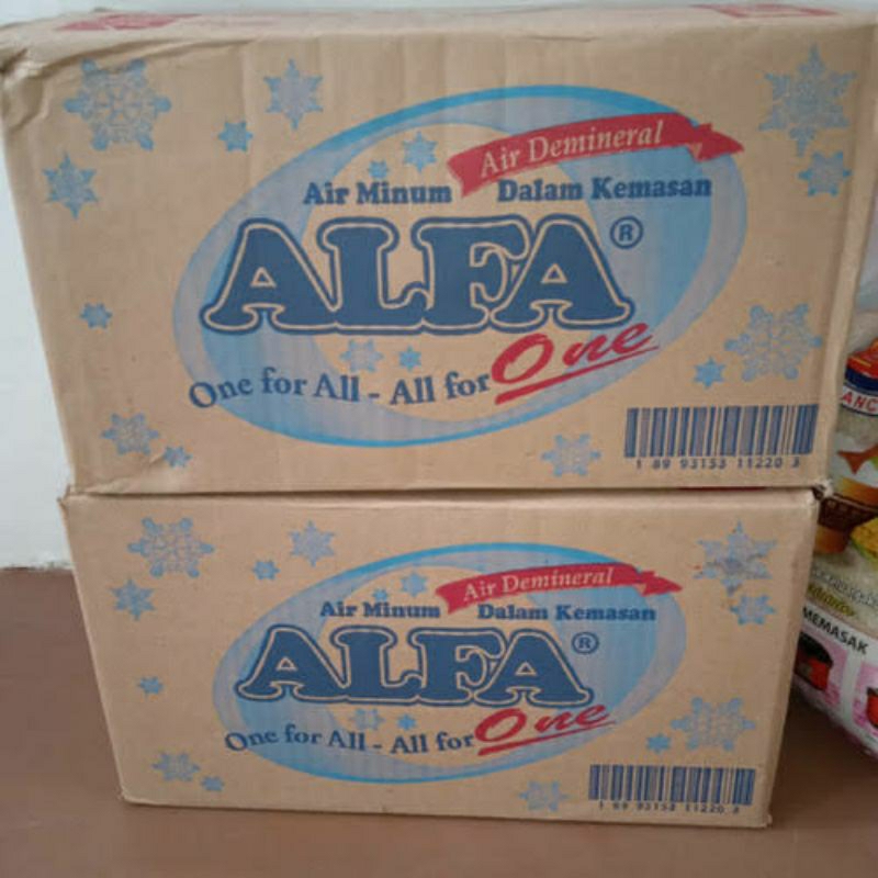 

air minum dus an alfa one cup