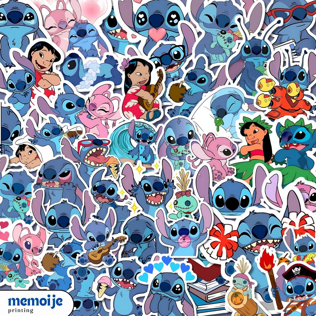 

(50+ PCS) STITCH VYNIL WATERPROOF STICKER PACK