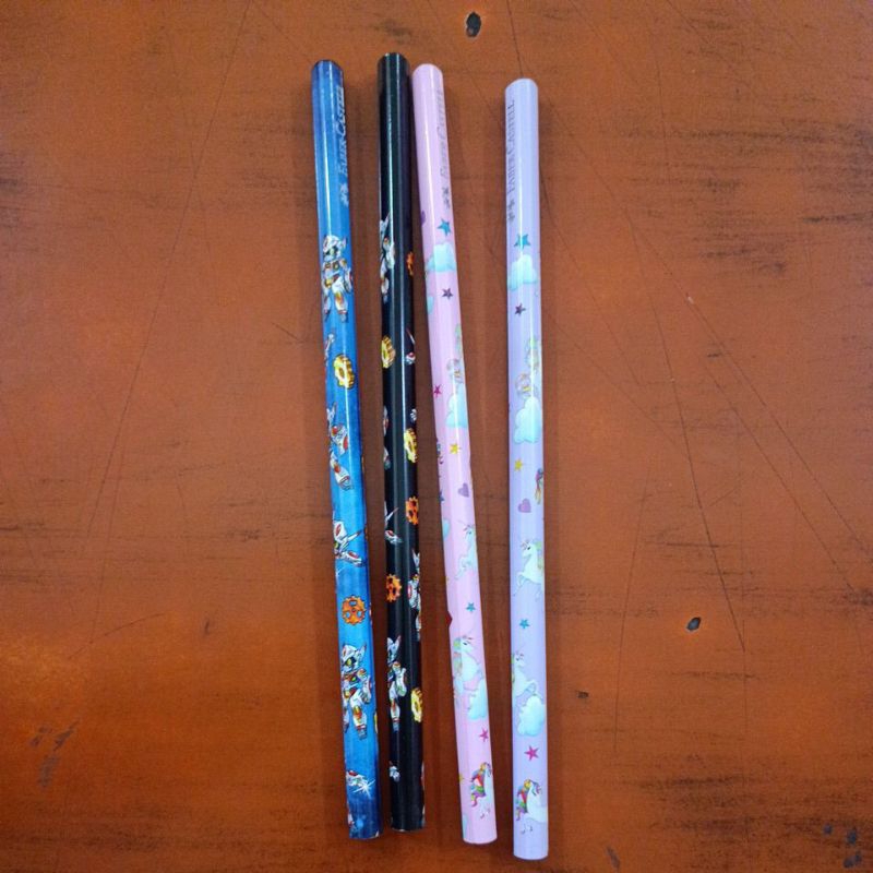 

Pencil Faber Castell Motif Robot Dan Unicorn / Pencil Motif Anak Anak