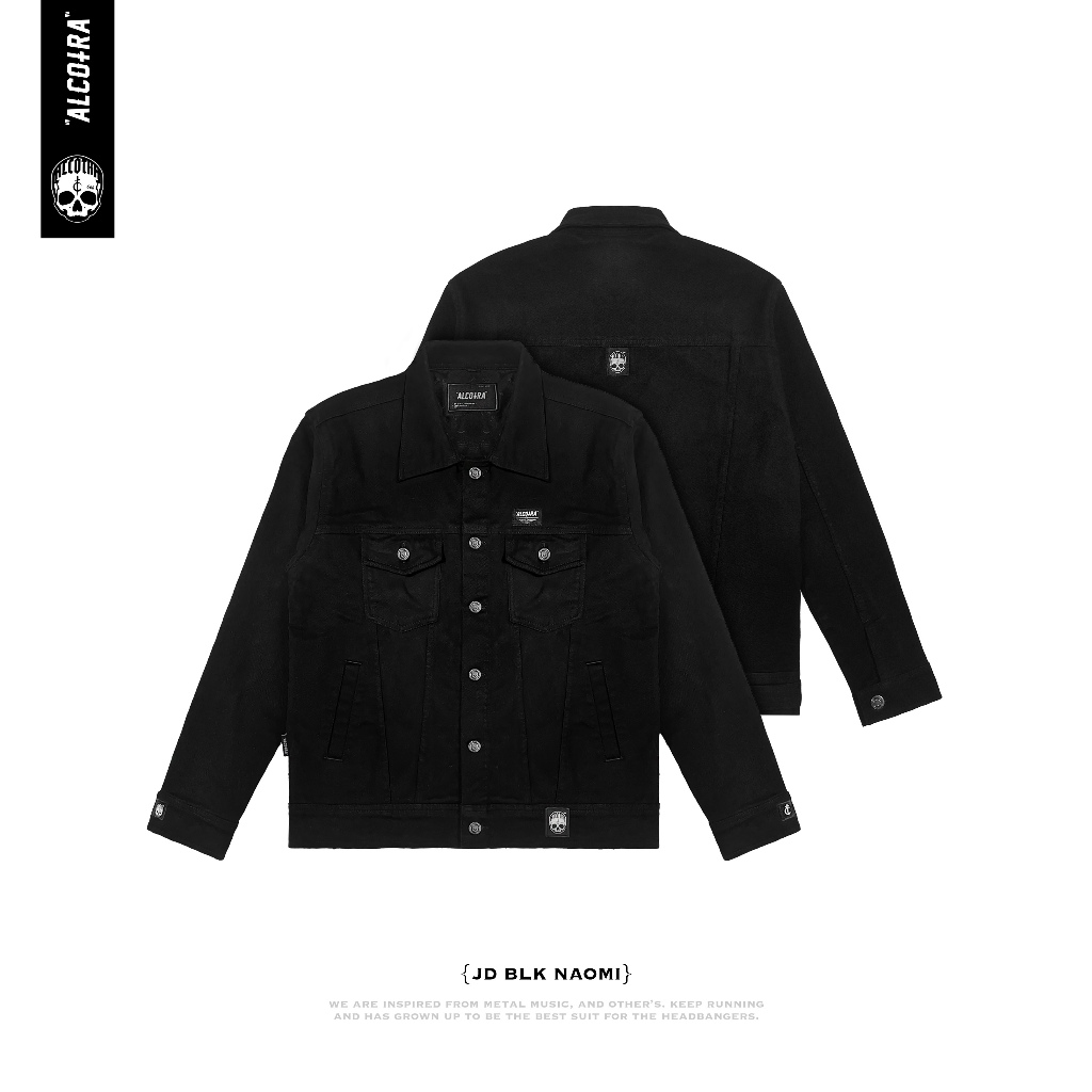 JD BLK NAOMI // JACKET DENIM BLACK NAOMI // JACKET DENIM ALCOTRA