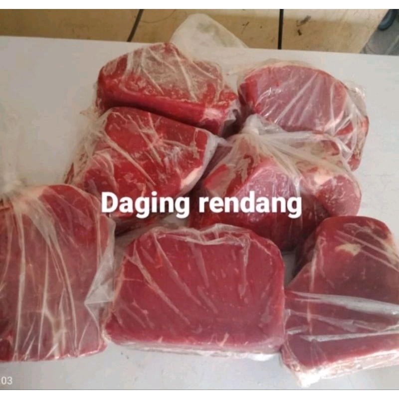

Daging Rendang Utuh Lowfat 1kg ( Hallal ) Lokal Import