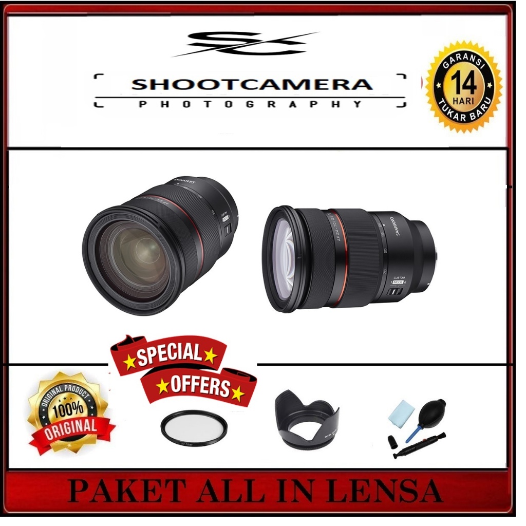 SAMYANG AF 24-70MM F2.8 FOR SONY FE - LENSA SAMYANG 24-70MM F2.8 SONY