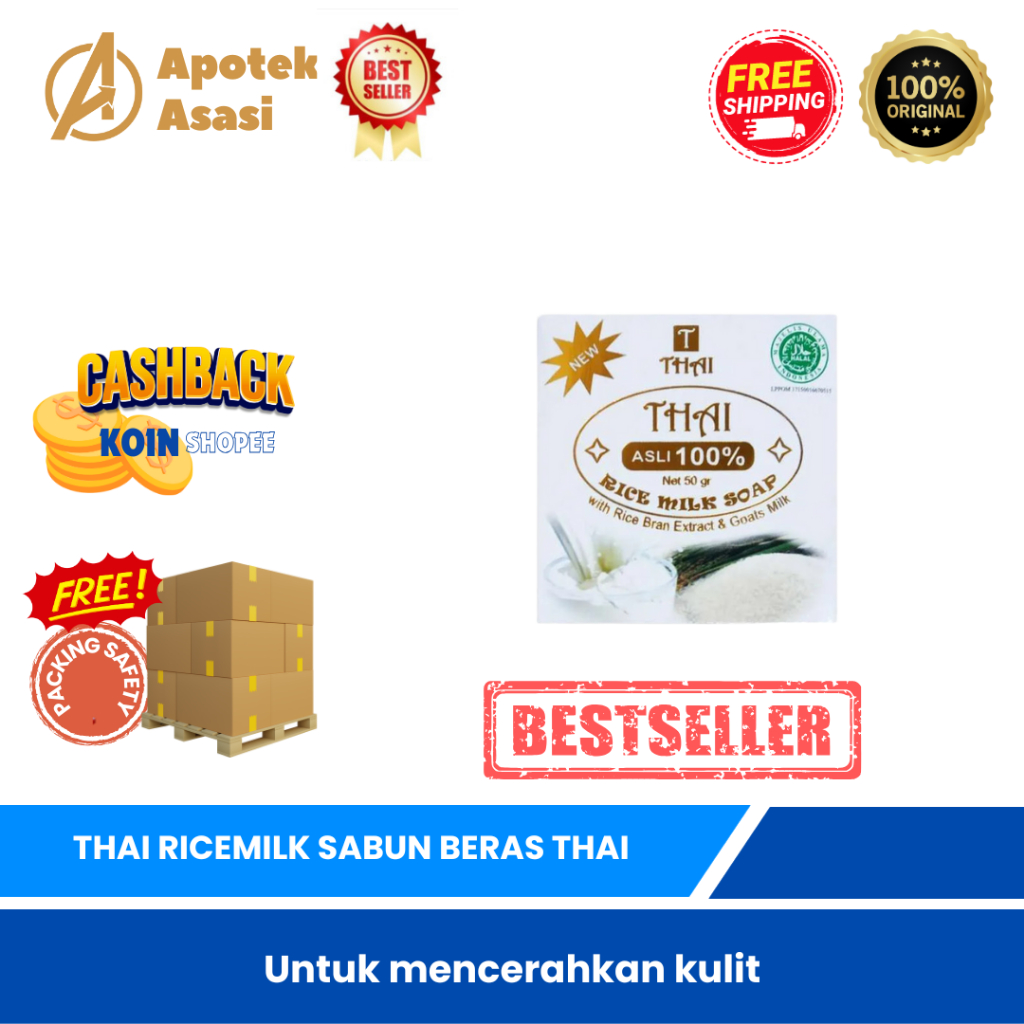 

Thai ricemilk sabun beras thai