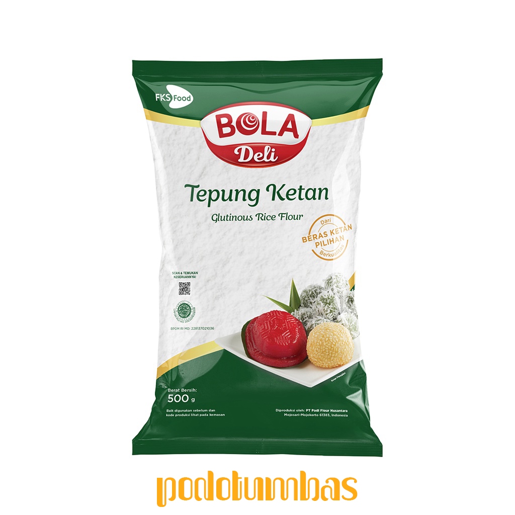 

TEPUNG BERAS KETAN BOLA DELI 500 GR