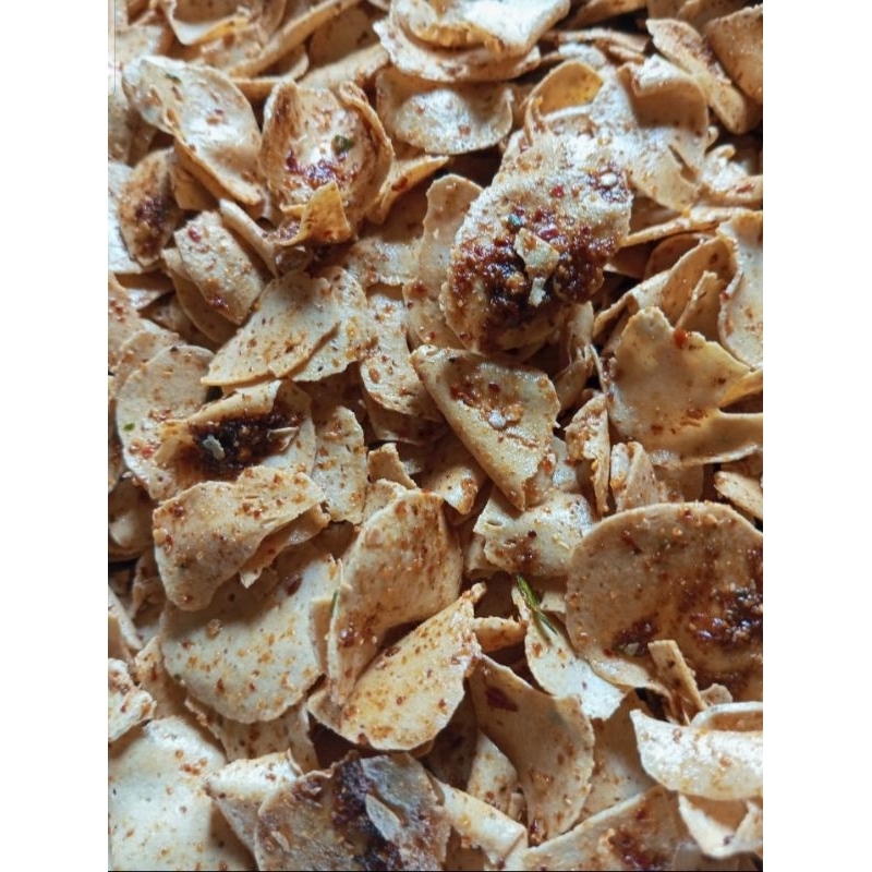

basreng pedas daun jeruk ukuran 500g super renyah