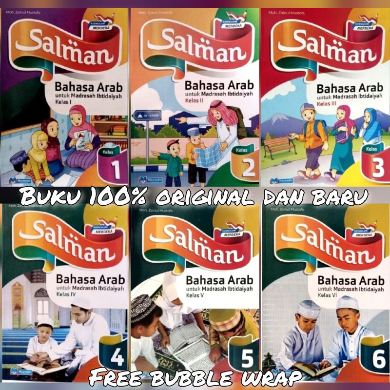 BUKU SALMAN BAHASA ARAB MI KELAS 1, 2, 3, 4, 5, DAN 6. KURIKULUM MERDEKA