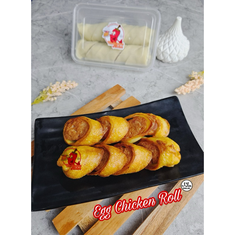 

EGG CHICKEN ROLL ISI 14 HALAL HOMEMADE NON MSG