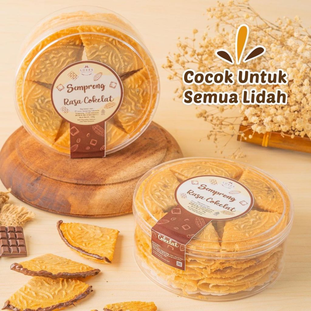 

LOVES SEMPRONG COKLAT COOKIES MAKANAN RINGAN SEMPRONG CEMILAN MURAH CAMILAN ENAK