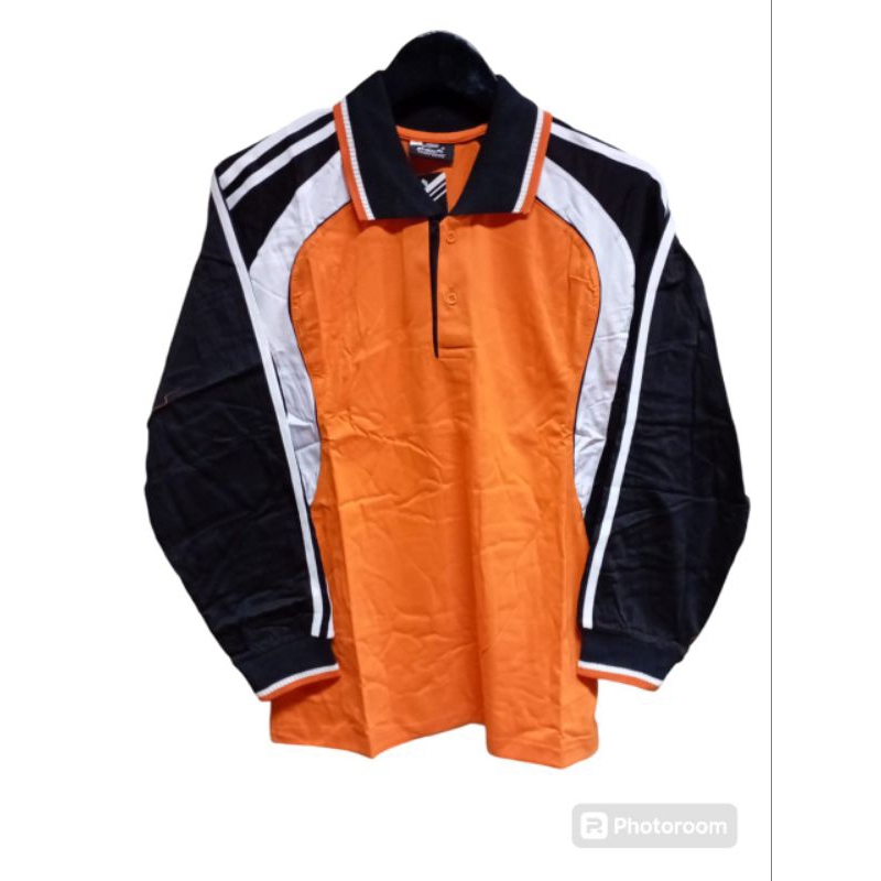 Kaos Kerah Olahraga Lengan Panjang