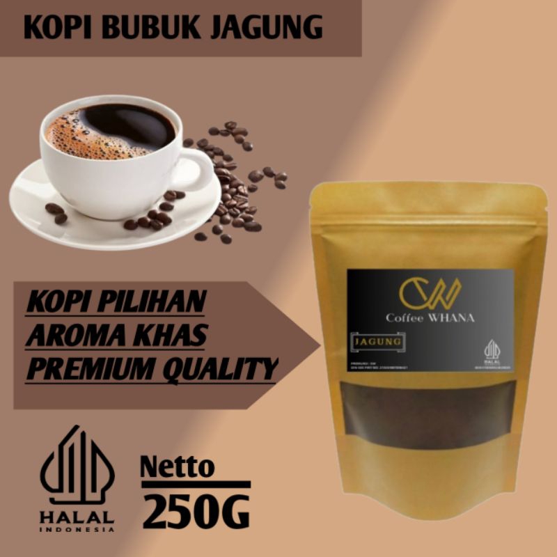 

kopi bubuk 250g jagung, kopi murah rasa mantap terlaris dan berkualitas