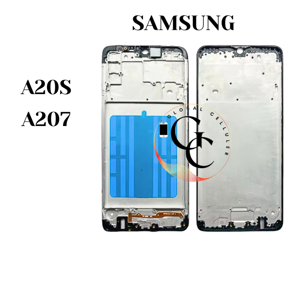 Frame Lcd Samsung A20S A207 Original (Tulang Tengah Dudukan Lcd)