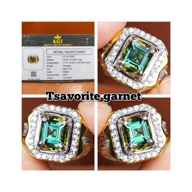 NATURAL BATU TSAVORITE GARNET KRISTAL HQ