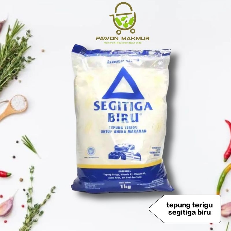 

TEPUNG TERIGU SEGITIGA BIRU / 1Kg