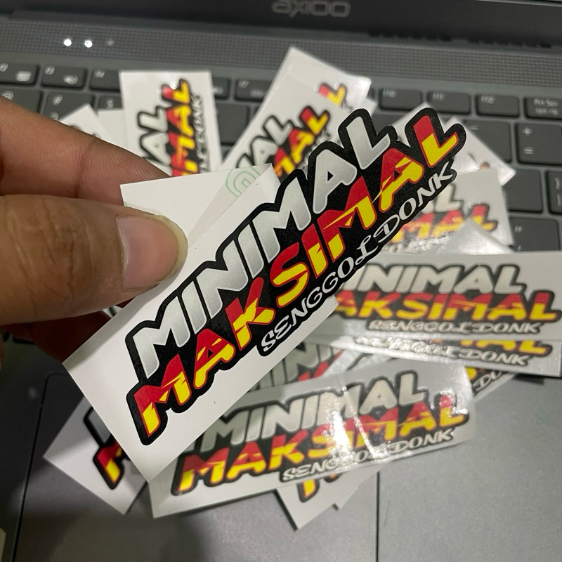 

Sticker viral minimal maksimal 002