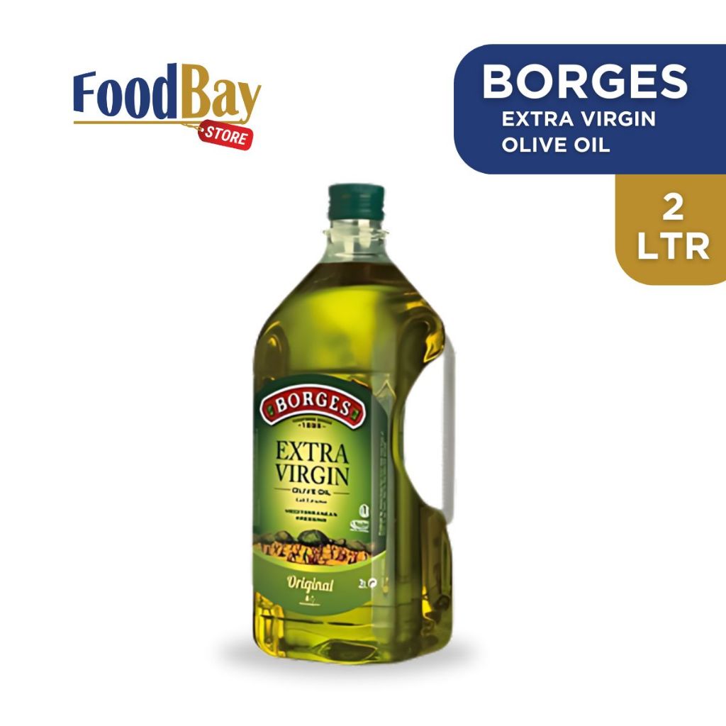 

BORGES Extra Virgin Olive Oil 2 Liter (2 Ltr) / Minyak Zaitun Extra Virgin 2L