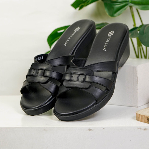 POLLUX WPOJT 01 Sandal Wedges | Wedges Pesta | Wedges Wanita Bahan KUlit
