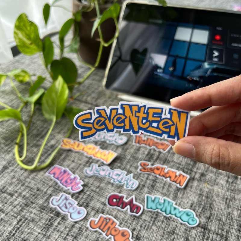 

[POPSINSTUDIO] Poke Catch Them All Glitter Stickers Set Deco Glitter Stickers Set BTS Stray Kids Seventeen