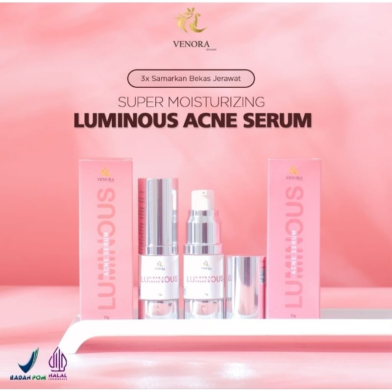 Luminous Acne Serum Venora Skincare BPOM Original
