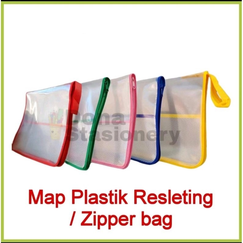 

Map Resleting Jaring | Zipper Bag | Map Folio | Map Resleting Warna