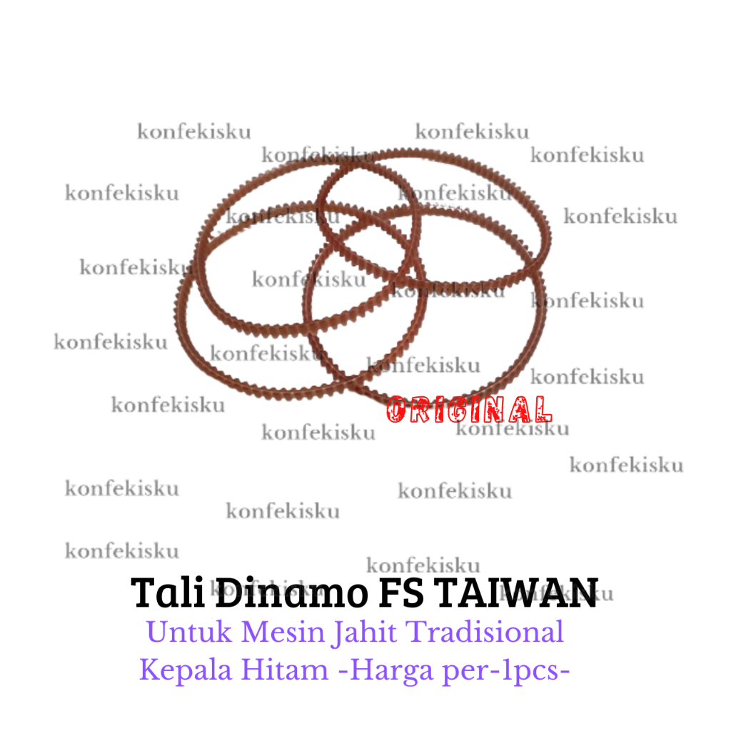 Timing Belt / Tali Dinamo Kecil Mesin Jahit Traditional merk F-STRONG TAIWAN
