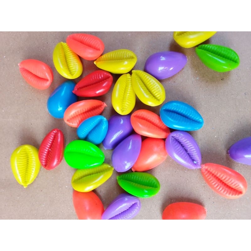 Biji Congklak Warna Warni Isi 100 Pcs