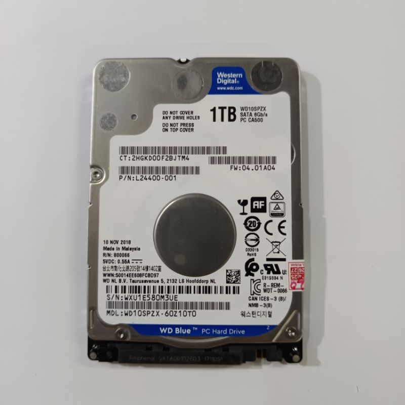 hardisk hdd hard disk 1TB 1 TB laptop WD Blue SATA 2.5 inch original bukan 2tb 4tb