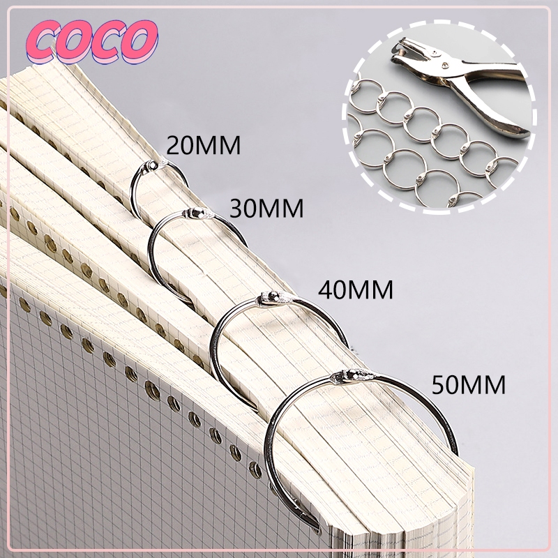 

Cincin pengikat 20-35mm/cincin pembuka dan penutup 40mm/cincin pengikat baja tahan karat/cincin buku sampel/cincin daun lepas -coco_market