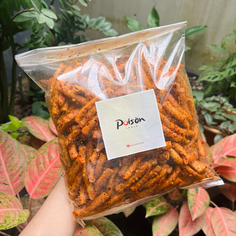 

KRUPUK USUS PEDAS POISON SNACK (500gr)