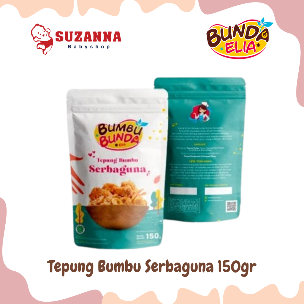 

Bumbu Bunda Elia Tepung Bumbu Serbaguna 150gr - Tepung Crispy Tanpa Penguat Rasa Tanpa Pengawet