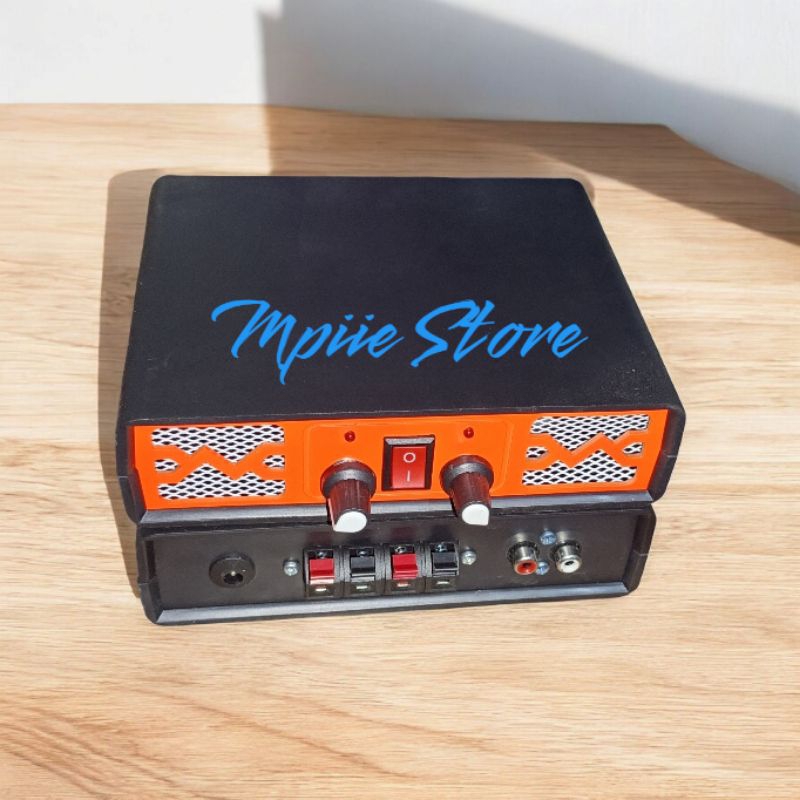 POWER AMPLIFER Bluetooth Mini model built-up stereo 2X30watt input RCA (Baca Deskripsi)