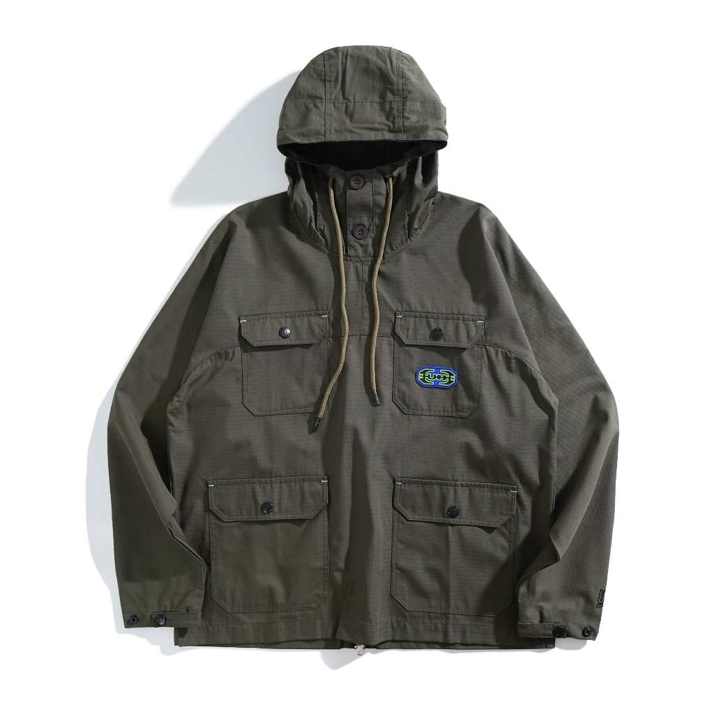 UH Anorak Ripstop Jacket - NOAH OLIVE