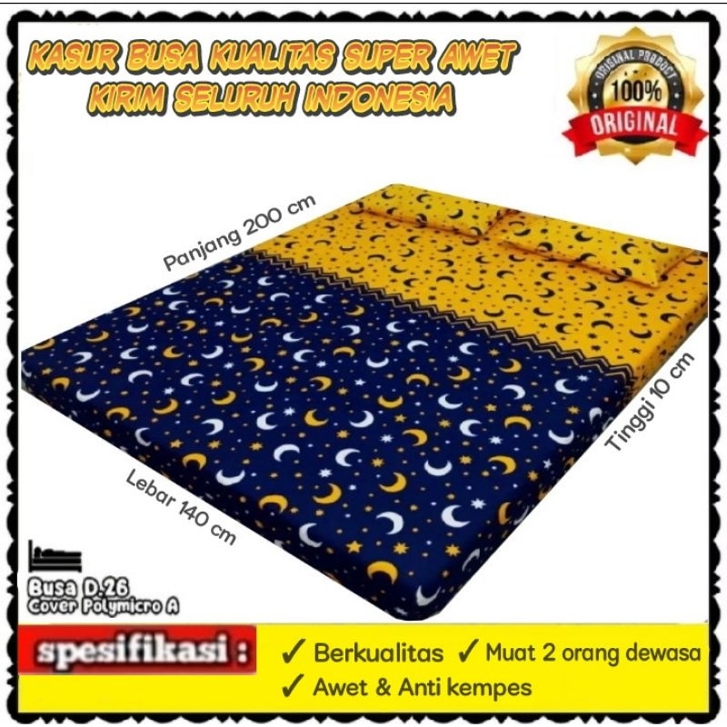 Kasur busa d26 kualitas super awet gak mudah kempes Ukuran 200x140x10 cm