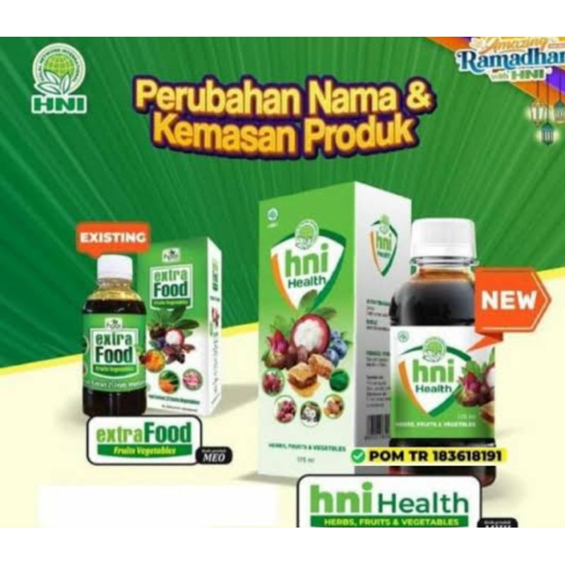 HNI HEALTH EKSTRA FOOD, HNI ORIGINAL