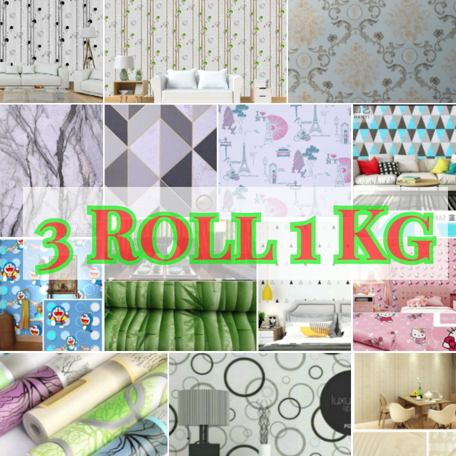 Walpaper Lem Dinding  Wallpaper Stiker Dinding  Wallpaper Tembok Kamar Tidur Ruang Tamu  Dapur G5