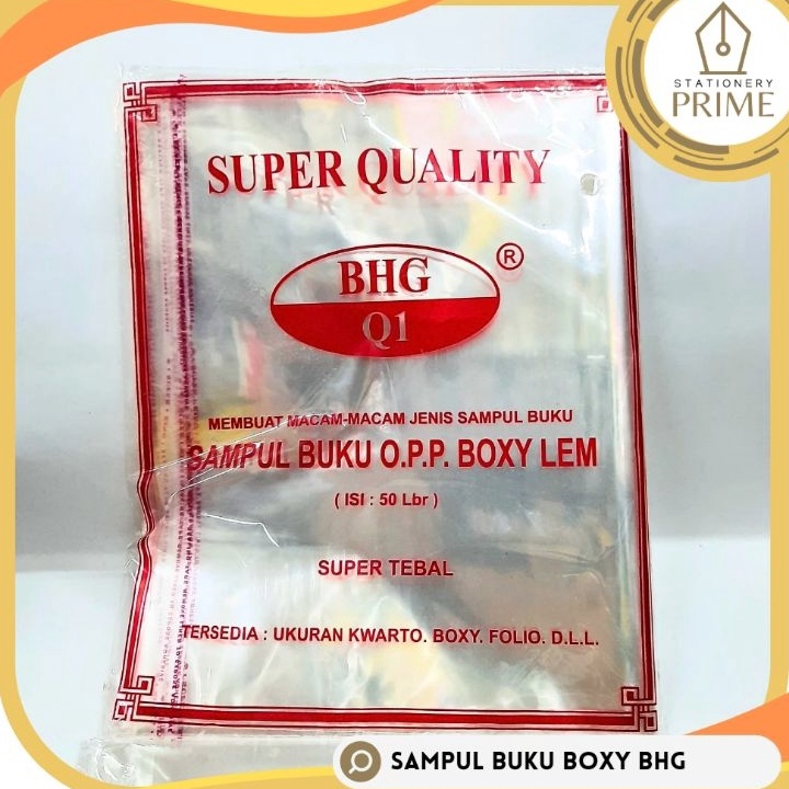 

PENAWARAN SPESIAL Sampul Buku Boxy BHG Isi 5 Lembar