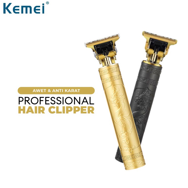 Bagus Dipakai Alat Cukur Jenggot Mesin Cukur Rambut Listrik USB Rechargeable Razor Vintage YT1YT 1