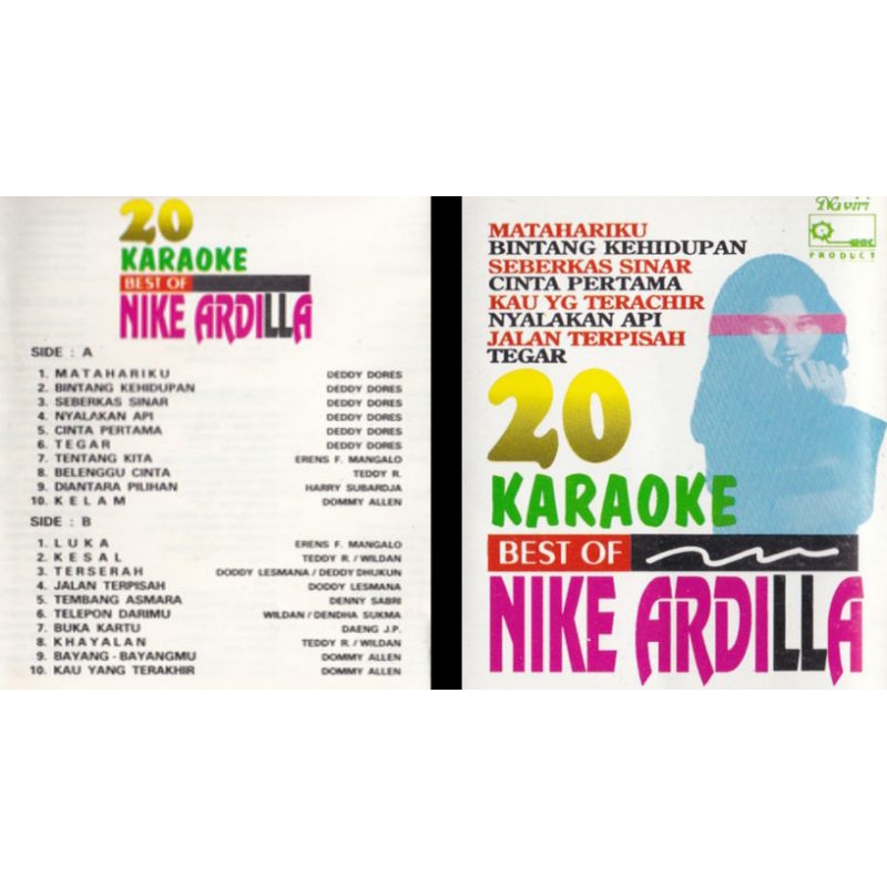 nike ardilla dvd 20 karaoke best of nike ardilla 1994