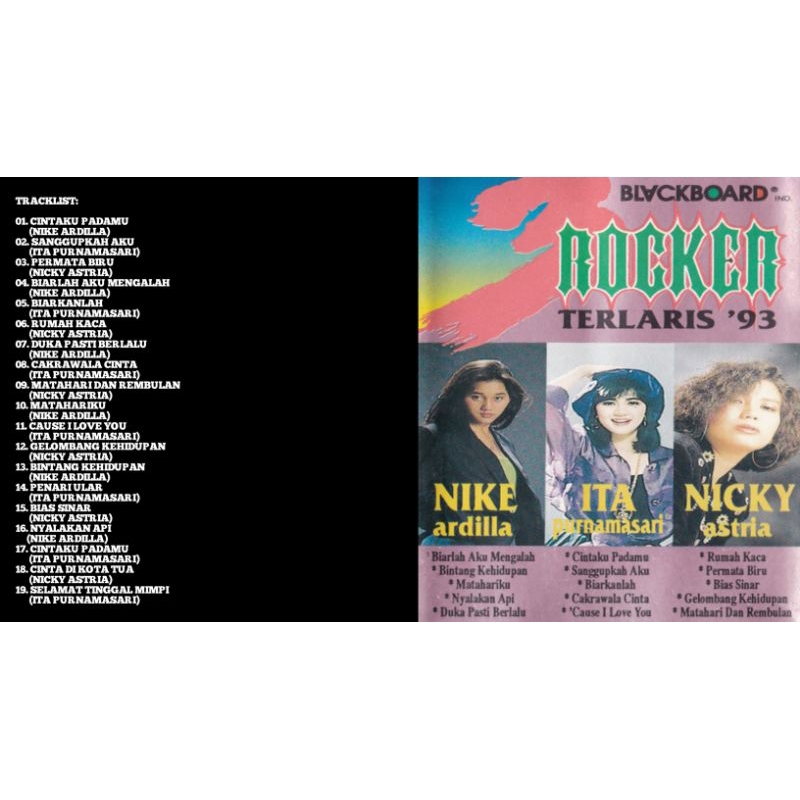 nike ardilla cd 3 rocker terlaris 93 album 1993