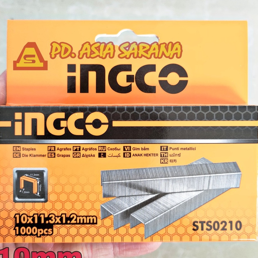 

1mm Refill Staples Tembak INGCO STS21 Isi Steples Stapler 1 mm